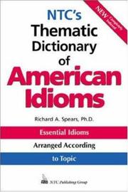 NTC's thematic dictionary of American idioms