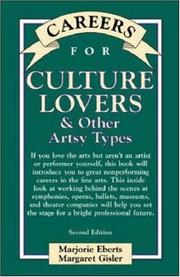 Cover of: Careers for culture lovers & other artsy types by Marjorie Eberts