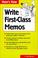 Cover of: How to write first-class memos