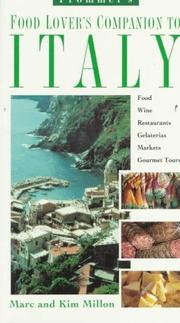 Cover of: Frommer's Food Lover's Companion to Italy