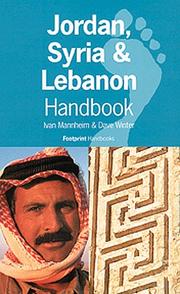 Jordan, Syria & Lebanon handbook