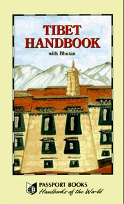 Cover of: Tibet Handbook: With Bhutan (Footprint Tibet Handbook)