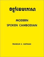 Cover of: Modern Spoken Cambodian (Language Texts)