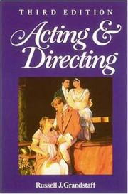 Cover of: Acting & directing by Russell J. Grandstaff