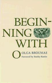 Cover of: Beginning with O by Olga Broumas