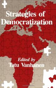 Strategies of democratization by Tatu Vanhanen