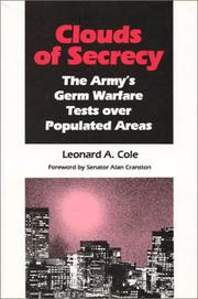 Clouds of Secrecy by Leonard A. Cole