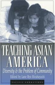 Cover of: Teaching Asian America by edited by Lane Ryo Hirabayashi.