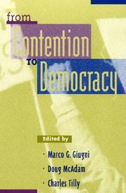 Cover of: From contention to democracy