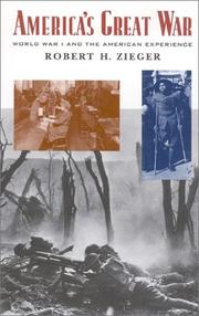 Cover of: America's Great War: World War I and the American experience