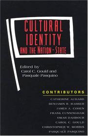 Cultural identity and the nation-state