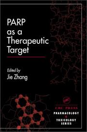 Cover of: PARP as a Therapeutic Target (Handbooks in Pharmacology and Toxicology)