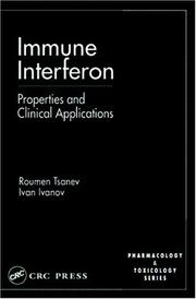 Immune interferon by R. G. TSanev, Roumen G. Tsanev, Ivan Ivanov
