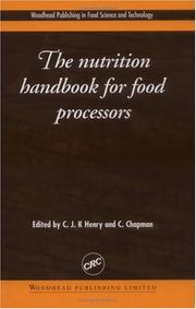 The nutrition handbook for food processors