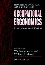 Occupational ergonomics : principles of work design