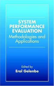 System performance evaluation : methodologies and applications