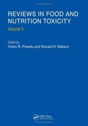 Cover of: Reviews in Food and Nutrition Toxicity, Volume 3 (Reviews in Food and Nutrition Toxicity)