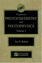 Cover of: Photochemistry and photophysics