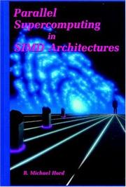 Cover of: Parallel supercomputing in SIMD architectures
