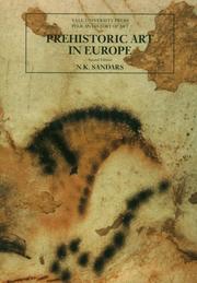 Cover of: Prehistoric Art in Europe