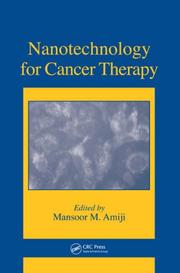 Cover of: Nanotechnology for Cancer Therapy