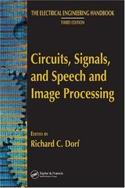 Cover of: Circuits, Signals, and Speech and Image Processing (Electrical Engineering Handboook)