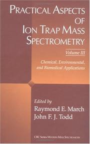 Cover of: Practical Aspects of Ion Trap Mass Spectrometry |