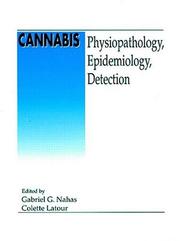 Cover of: Cannabis Physiopathology Epidemiology Detection