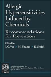 Allergic hypersensitivities induced by chemicals : recommendations for prevention