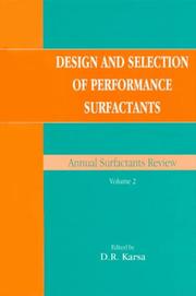 Design and selection of performance surfactants