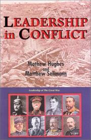 Cover of: Leadership in conflict: 1914-1918