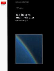 Tax havens and their uses