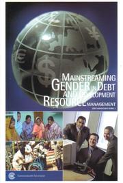 Mainstreaming gender in debt and development resource management : a handbook for debt practitioners and gender advocates