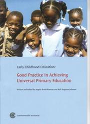 Early childhood education : good practice in achieving universal primary education