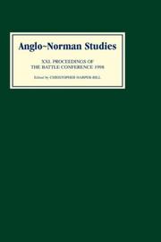 Cover of: Anglo-Norman Studies 21: Proceedings of the Battle Conference 1998 (Anglo-Norman Studies)