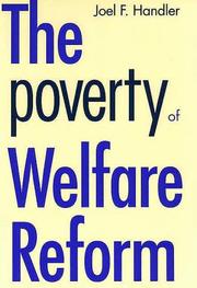 The poverty of welfare reform