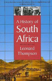 Cover of: A History of South Africa by Leonard Thompson
