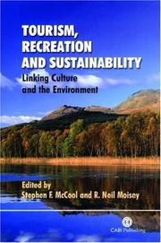 Tourism, recreation and sustainability : linking culture and the environment