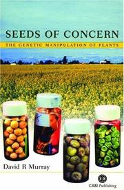 Cover of: Seeds of Concern: The Genetic Manipulation of Plants (Cabi Publishing)