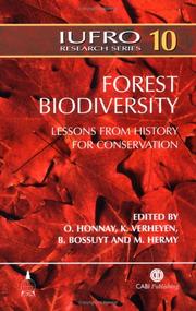 Forest biodiversity : lessons from history for conservation