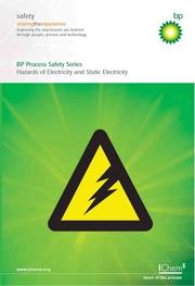 Hazards of electricity and static electricity : a collection of booklets describing hazards and how to manage them