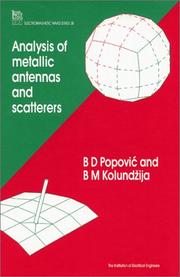 Analysis of metallic antennas and scatterers