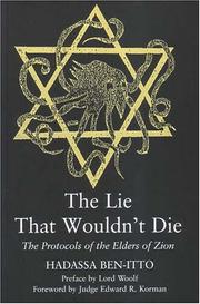 Cover of: The lie that wouldn't die by Hadassa Ben-Itto
