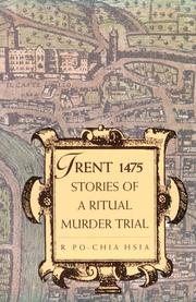 Cover of: Trent 1475: Stories of a Ritual Murder Trial