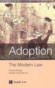 Adoption : the modern law