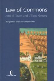 Law of commons and of town and village greens