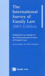 The international survey of family law