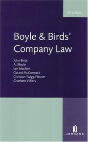 Cover of: Boyle & Birds' Company Law
