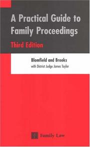 Cover of: Practical Guide to Family Proceedings