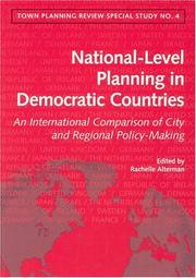 National-level planning in democratic countries : an international comparison of city and regional policy-making